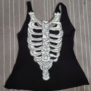 Skeleton tank top